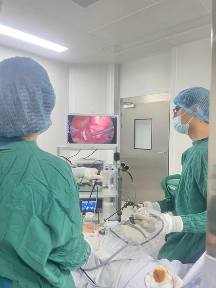 🌷 PHẪU THUẬT NỘI SOI BÓC U XƠ TỬ CUNG TẠI BỆNH VIỆN QUÂN Y 4 🌷