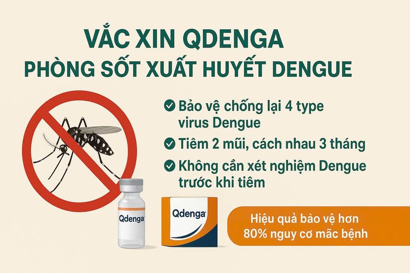 🌿 BỆNH VIỆN QUÂN Y 4 ĐÃ CÓ VẮC XIN QDENGA PHÒNG SỐT XUẤT HUYẾT DENGUE!